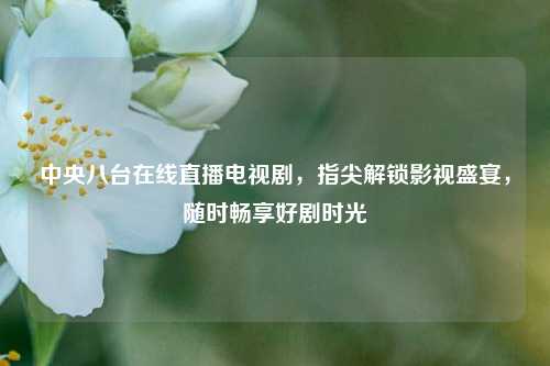 中央八台在线直播电视剧,指尖解锁影视盛宴,随时畅享好剧时光