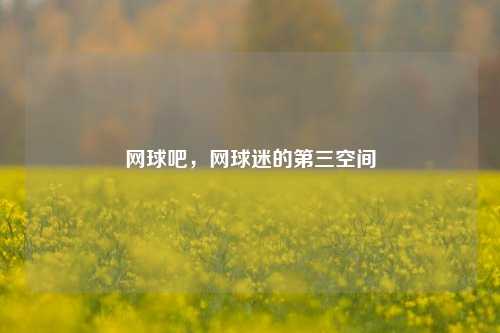 网球吧，网球迷的第三空间