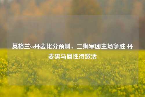 英格兰vs丹麦比分预测，三狮军团主场争胜 丹麦黑马属性待激活