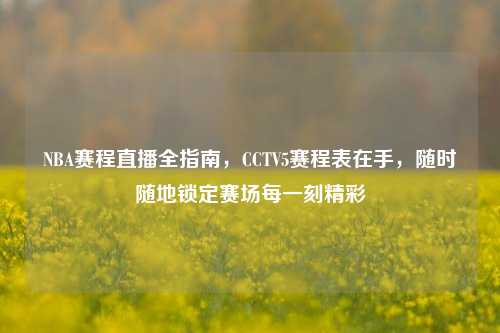 NBA赛程直播全指南,CCTV5赛程表在手,随时随地锁定赛场每一刻精彩