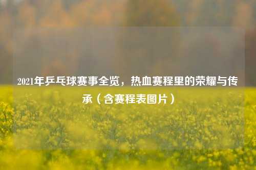 2021年乒乓球赛事全览,热血赛程里的荣耀与传承(含赛程表图片)
