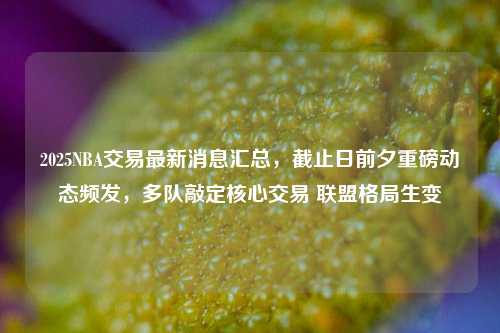 2025NBA交易最新消息汇总,截止日前夕重磅动态频发,多队敲定核心交易 联盟格局生变