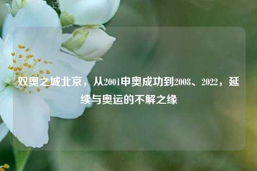 双奥之城北京，从2001申奥成功到2008、2022，延续与奥运的不解之缘