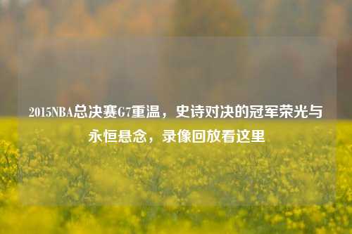 2015NBA总决赛G7重温，史诗对决的冠军荣光与永恒悬念，录像回放看这里