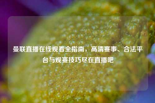 曼联直播在线观看全指南，高清赛事、合法平台与观赛技巧尽在直播吧