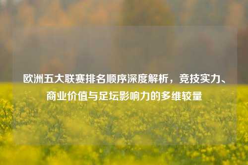 欧洲五大联赛排名顺序深度解析，竞技实力、商业价值与足坛影响力的多维较量