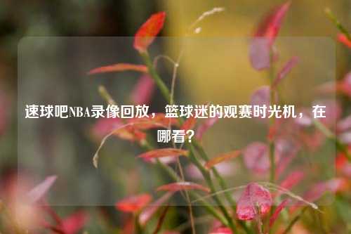 速球吧NBA录像回放，篮球迷的观赛时光机，在哪看？
