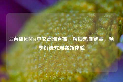55直播网NBA中文高清直播，解锁热血赛事，畅享沉浸式观赛新体验