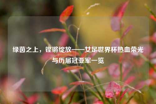 绿茵之上,铿锵绽放——女足世界杯热血荣光与历届冠亚军一览