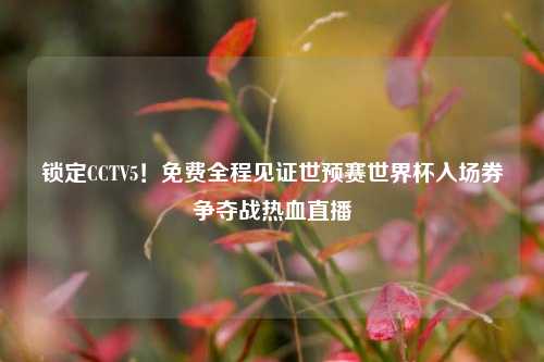 锁定CCTV5!免费全程见证世预赛世界杯入场券争夺战热血直播