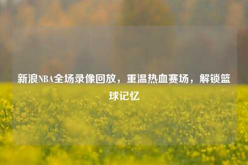 新浪NBA全场录像回放，重温热血赛场，解锁篮球记忆