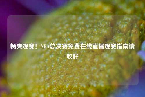 畅爽观赛！NBA总决赛免费在线直播观赛指南请收好