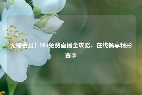 无需会员!NBA免费直播全攻略,在线畅享精彩赛事