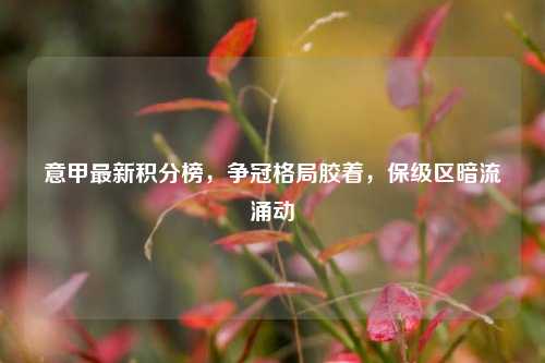 意甲最新积分榜，争冠格局胶着，保级区暗流涌动