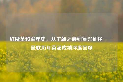 红魔英超编年史,从王朝之巅到复兴征途——曼联历年英超成绩深度回顾