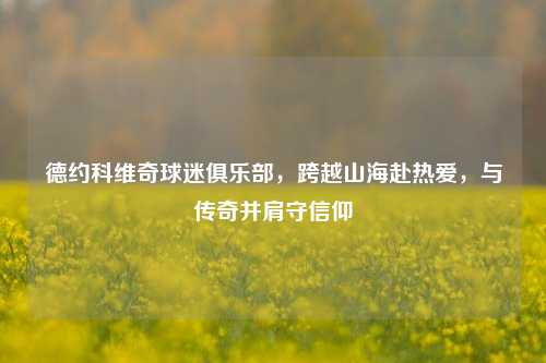德约科维奇球迷俱乐部,跨越山海赴热爱,与传奇并肩守信仰
