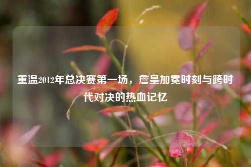 重温2012年总决赛第一场,詹皇加冕时刻与跨时代对决的热血记忆