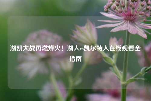 湖凯大战再燃烽火！湖人vs凯尔特人在线观看全指南