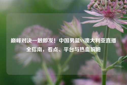 巅峰对决一触即发！中国男篮VS澳大利亚直播全指南，看点、平台与热血前瞻
