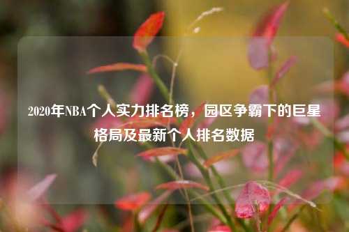 2020年NBA个人实力排名榜,园区争霸下的巨星格局及最新个人排名数据