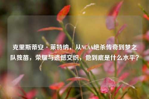 克里斯蒂安·莱特纳,从NCAA绝杀传奇到梦之队独苗,荣耀与遗憾交织,他到底是什么水平?