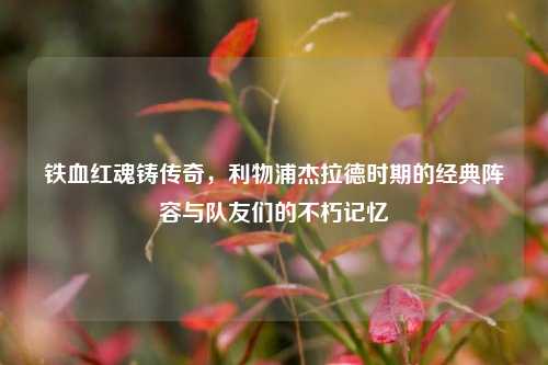 铁血红魂铸传奇,利物浦杰拉德时期的经典阵容与队友们的不朽记忆