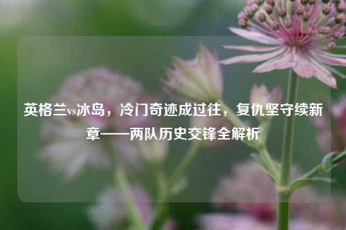 英格兰vs冰岛,冷门奇迹成过往,复仇坚守续新章——两队历史交锋全解析