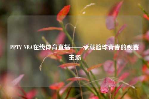PPTV NBA在线体育直播——承载篮球青春的观赛主场