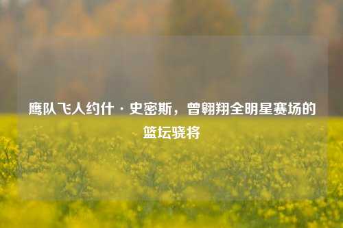鹰队飞人约什·史密斯,曾翱翔全明星赛场的篮坛骁将