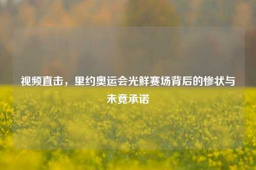 视频直击，里约奥运会光鲜赛场背后的惨状与未竟承诺
