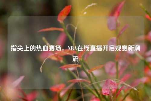 指尖上的热血赛场，NBA在线直播开启观赛新潮流