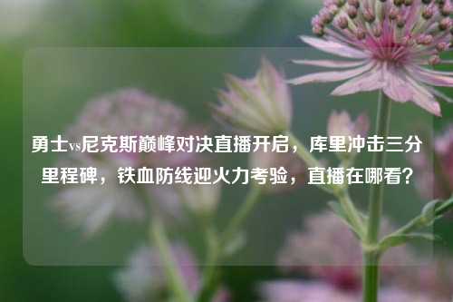 勇士vs尼克斯巅峰对决直播开启,库里冲击三分里程碑,铁血防线迎火力考验,直播在哪看?