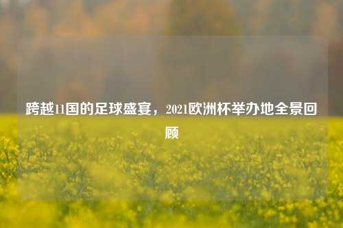 跨越11国的足球盛宴,2021欧洲杯举办地全景回顾