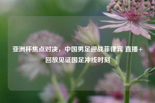 亚洲杯焦点对决，中国男足迎战菲律宾 直播+回放见证国足冲线时刻