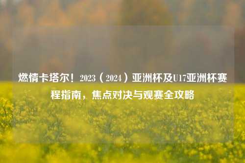 燃情卡塔尔!2023(2024)亚洲杯及U17亚洲杯赛程指南,焦点对决与观赛全攻略