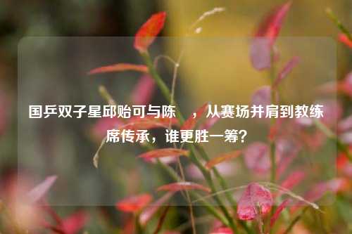 国乒双子星邱贻可与陈玘,从赛场并肩到教练席传承,谁更胜一筹?