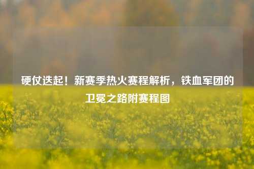 硬仗迭起!新赛季热火赛程解析,铁血军团的卫冕之路附赛程图