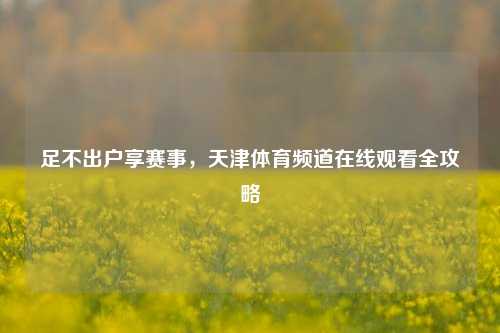 足不出户享赛事,天津体育频道在线观看全攻略