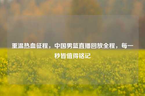 重温热血征程，中国男篮直播回放全程，每一秒皆值得铭记