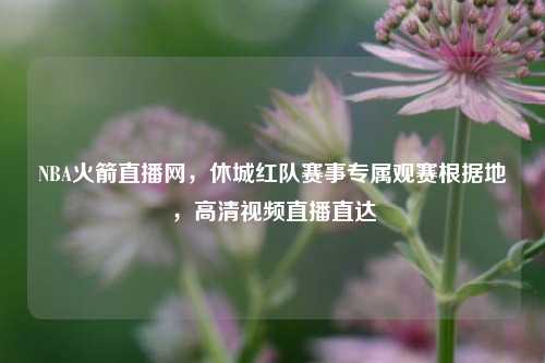 NBA火箭直播网,休城红队赛事专属观赛根据地,高清视频直播直达