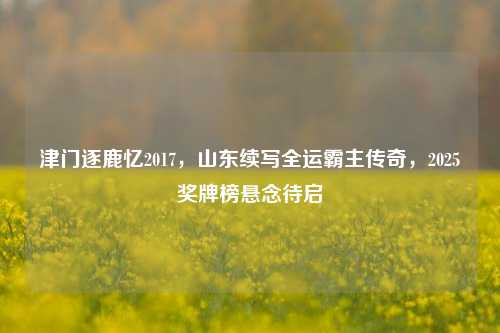 津门逐鹿忆2017,山东续写全运霸主传奇,2025奖牌榜悬念待启