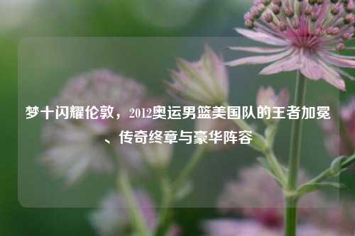 梦十闪耀伦敦,2012奥运男篮美国队的王者加冕、传奇终章与豪华阵容