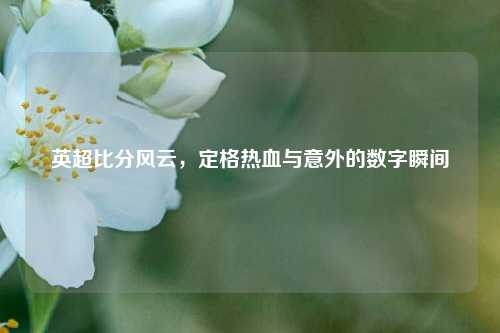 英超比分风云,定格热血与意外的数字瞬间