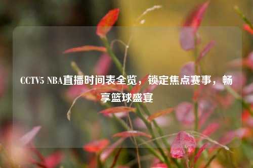 CCTV5 NBA直播时间表全览,锁定焦点赛事,畅享篮球盛宴