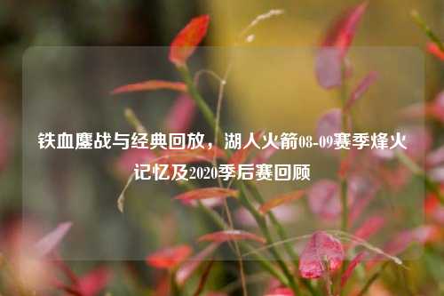 铁血鏖战与经典回放,湖人火箭08-09赛季烽火记忆及2020季后赛回顾