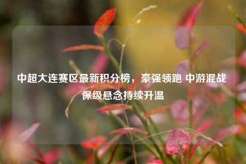 中超大连赛区最新积分榜,豪强领跑 中游混战 保级悬念持续升温