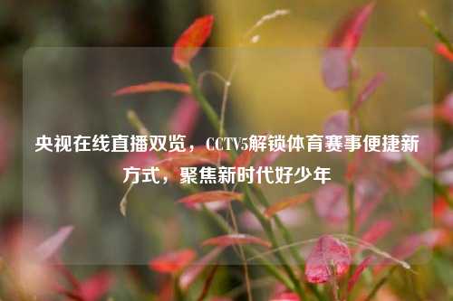 央视在线直播双览,CCTV5解锁体育赛事便捷新方式,聚焦新时代好少年