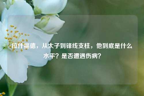 拉什福德,从太子到锋线支柱,他到底是什么水平?是否遭遇伤病?