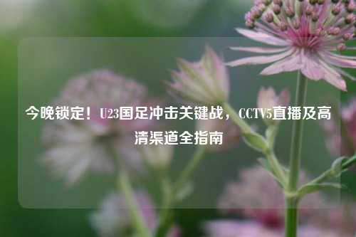 今晚锁定！U23国足冲击关键战，CCTV5直播及高清渠道全指南