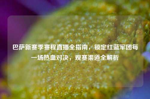 巴萨新赛季赛程直播全指南,锁定红蓝军团每一场热血对决,观赛渠道全解析